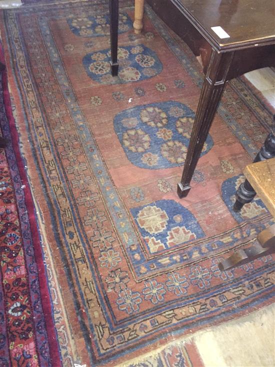 Caucasian red ground rug